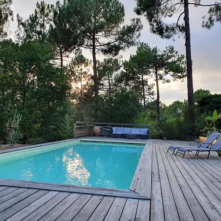 Entre Ocean Et Lac, Vue Sur Le Golf Villa Lacanau